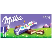 Mini Barritas de Chocolate Milka Milkinis con Relleno Lácteo