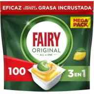 Cápsulas Fairy Todo En Uno para Lavavajillas - 100 Unidades