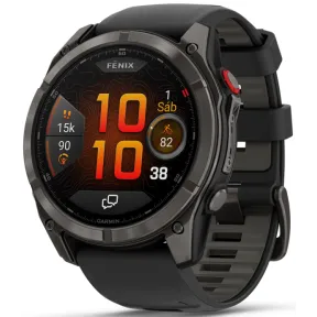 Fenix 8 Pro Garmin - Titanio DLC, 51 AMOLED Zafiro