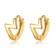 Plata Pendientes Elegantes