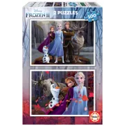 Puzzle Disney Frozen 2 - Set de 2 de 100 Piezas
