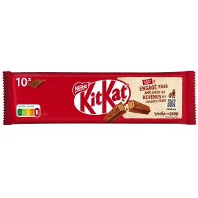 KitKat Galletas de Chocolate con Leche - Paquete de 10 Unidades