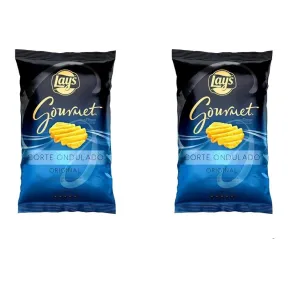 Patatas fritas Lay's Gourmet Onduladas con sal, 150 gr