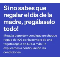 Obtén un cheque regalo de 10€ al comprar una tarjeta de 60€