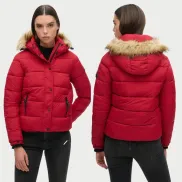 Chaqueta Superdry Mujer con Capucha para Invierno (Tallas 38-46)
