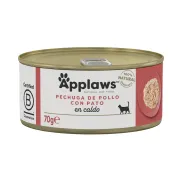Comida Húmeda Natural para Gatos - Pollo y Pato 24 Latas
