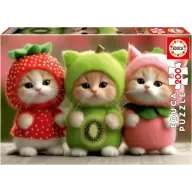 Gatitos Frutales Puzzle Infantil de 200 Piezas