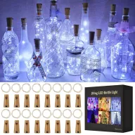 Guirnaldas Luminosas LED para Botellas - 16 Pack