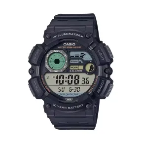 Reloj para pesca Casio WS-1500H-1, 100m, 10 años batería