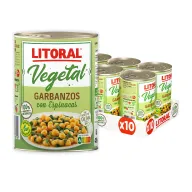 Garbanzos con Espinacas sin Gluten - Pack 10 x 425g