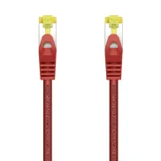 Cable Ethernet RJ45 Cat.7 SFTP 0.5m rojo - AISENS A146-0469