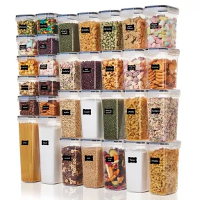Juego de 32 recipientes herméticos para alimentos Vtopmart
