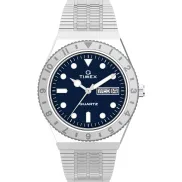 Reloj Analógico de Cuarzo Azul Acero Resistente al Agua - Timex