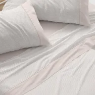 Juego de sábanas Burrito Blanco | Diseño 541 Color Arena