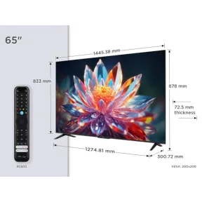 Televisor 65" TCL QLED MINI-LED 4K con Dolby Vision y Fire TV