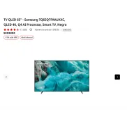 Samsung QLED 65" 4K - Smart TV TQ65Q7FAAUXXC Negro