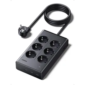 Regleta Enchufe UGREEN 10 en 1 con 4X USB de 20W