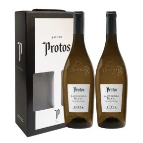 Estuche 2 Botellas de Protos Sauvignon Blanc, Vino D.O. Rueda