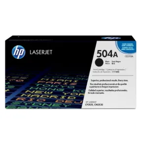 Tóner Negro HP CE250A Nº 504A
