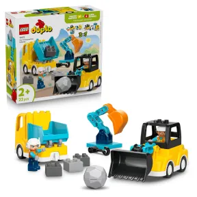 Vehículos de Construcción 3en1 - LEGO Duplo 10475