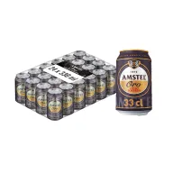 Amstel Oro: 24 latas de refrescante cerveza