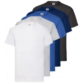Camisetas de Algodón Fruit Of The Loom - Pack de 5