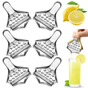 Exprimidor Manual de Frutas de Acero Inoxidable - 6 Piezas