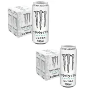 Pack de 2 Monster Energy Ultra White Sin Azúcar - 500 ml