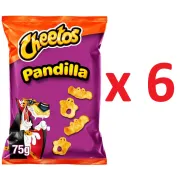 Cheetos Pandilla Sabor Queso, 6 Paquetes 75g (1.02€/paquete)