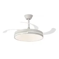 Ventilador de Techo Blanco NARVI con Luz LED y Mando