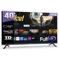 Smart TV 40" TD Systems - Samsung Tizen OS 8.0, Triple Tuner