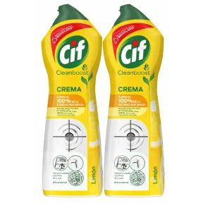 Crema Limpiadora Multiusos CIF Limón 750 ml para Baño y Cocina