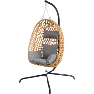 Silla colgante de 104x106x198 cm para exteriores