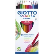 Lápices Acuarelables Giotto Colors Aquarell, 12 Uds.