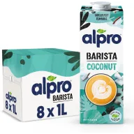 Pack de 8 x 1L de Bebida Vegetal de Coco Barista Alpro