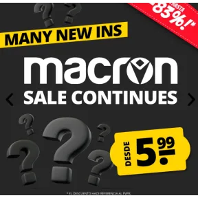 Selección de ropa Macron en rebajas
