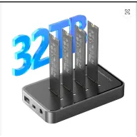 Estación de Acoplamiento USB C para SSD M.2 NVME y SATA
