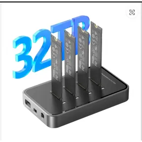 Estación de Acoplamiento USB C para SSD M.2 NVME y SATA
