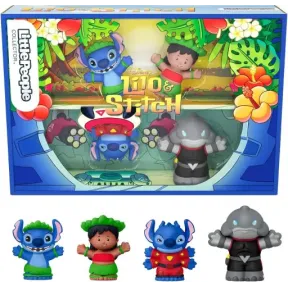 Colección de Figuras Disney Lilo y Stitch + 4 Personajes