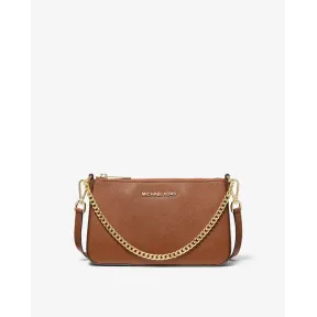 Bandolera mediana de piel saffiano Michael Kors Jet Set