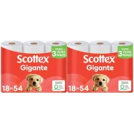 Rollos Gigantes de Papel Higiénico Scottex Seco - 36 Unidades