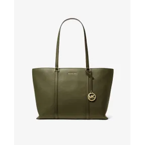 Bolso grande de piel granulada Michael Kors Temple shopper