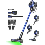 Aspiradora sin Cable 550W 40KPA con LED y 50 Minutos de Uso