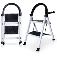 Escalera Plegable con Soporte y Mango Antideslizante