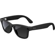 Gafas Ray-Ban Meta Wayfarer Grande en Negro Mate