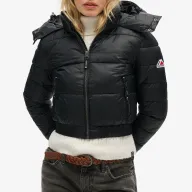 Anorak negra de mujer - SUPERDRY