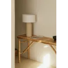 Marie consola en bambú para recibidor 140x40 cm - Sklum