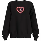 Neon Heart Crew Sweatshirt - Valentine's Day 1996 - Calvin Klein