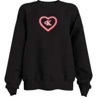 Neon Heart Crew Sweatshirt - Valentine's Day 1996 - Calvin Klein