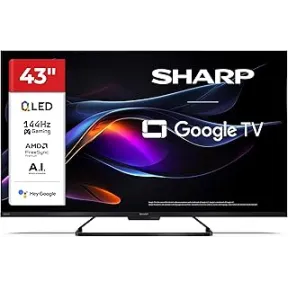 Sharp 43" QLED UHD Google TV con Dolby Vision y Chromecast